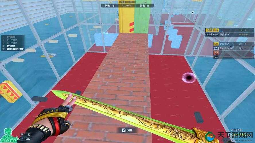 CF手游跳跳乐谜城红色钢索通关技巧详解