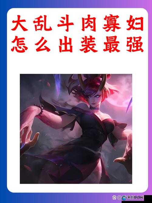 大乱斗肉寡妇怎么出装最强之详细攻略与实战技巧解析