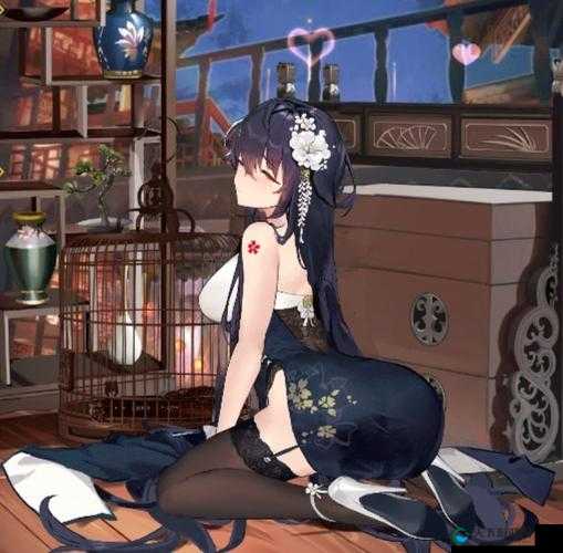 女仆扒开跪地尽显臣服姿态供客人尽情玩乐