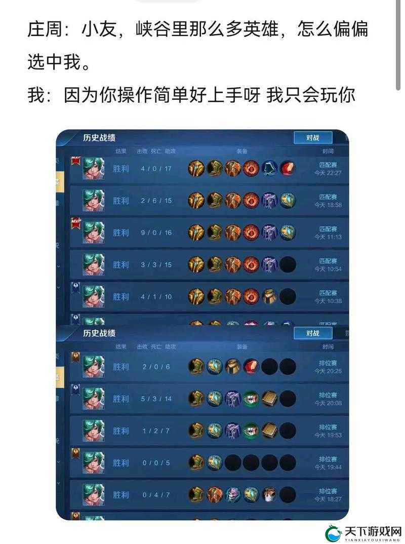 王者荣耀超强辅助庄周，实战经验心得全揭秘