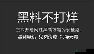万篇长征 - 黑料不打烊传送门：探寻其中不为人知的秘密