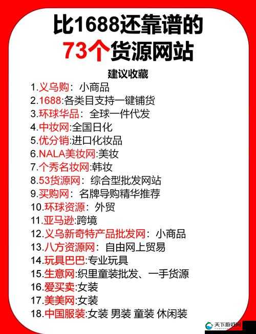 成品网站货源 1688 热门备受注目：探索优质货源的热门平台