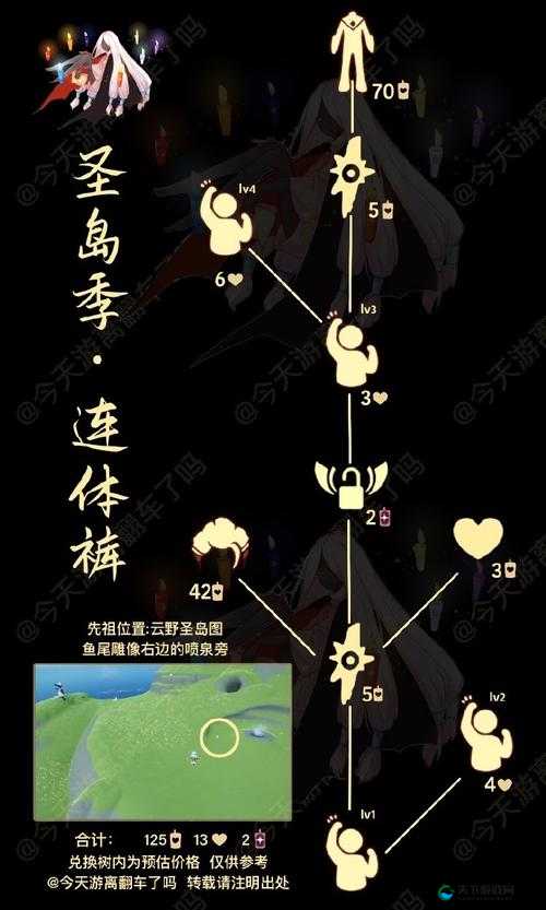 光遇 8 月 14 日大蜡烛堆位置一览-详细图文位置解读