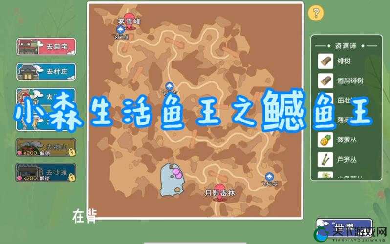 小森生活鳡鱼概率高之地究竟在哪