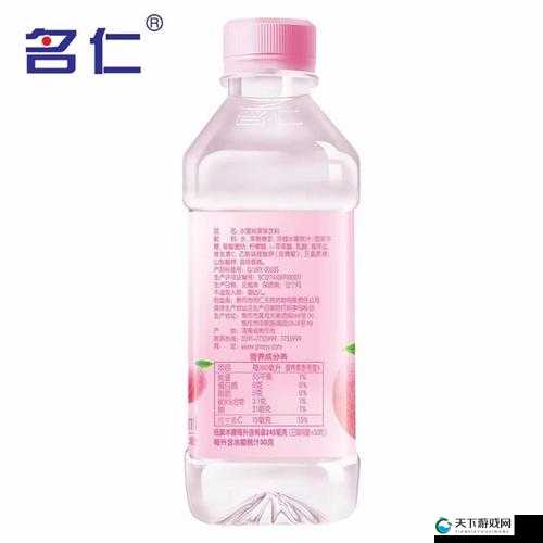 名仁水蜜桃味 375ml 是你夏日饮品的最佳选择