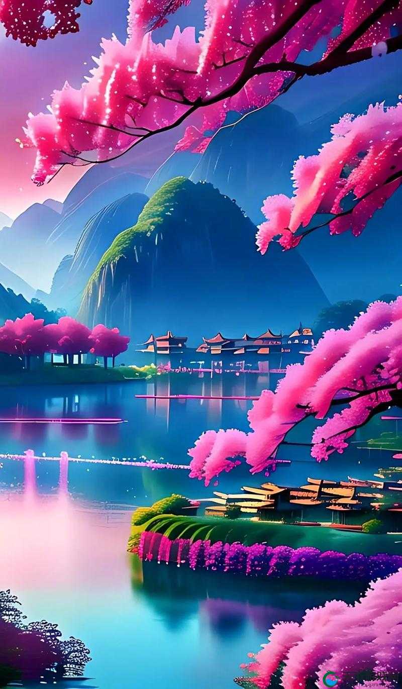 桃花流水芳草萋萋：诗意画卷中的自然美景与心灵之旅