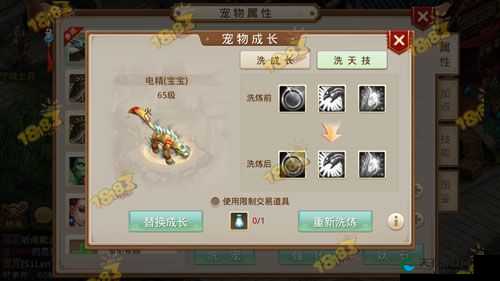 道王手游天技宝宝获得、抓取到洗练细节指南，资源管理的艺术