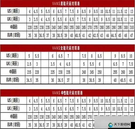 亚洲尺码和欧洲尺码区别大全详细解读及对比分析