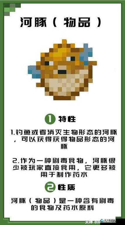 我的世界河豚的获取及功能作用介绍