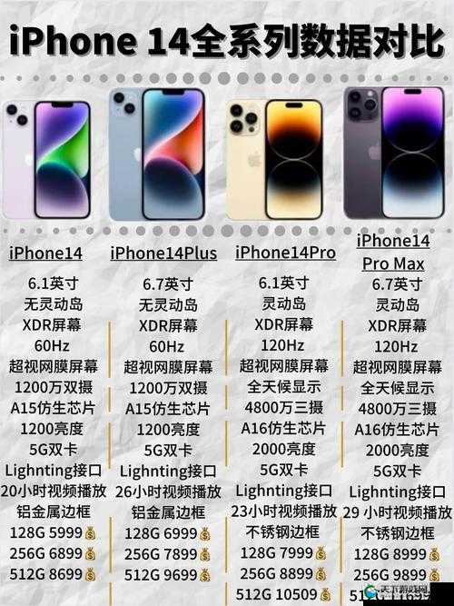 iPhone 14 欧美日韩版本比较:差异与亮点全解析