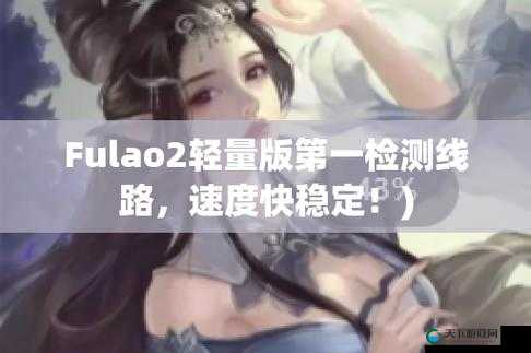 Fulao2 轻量版检测线路 3：探索未知的神奇之旅