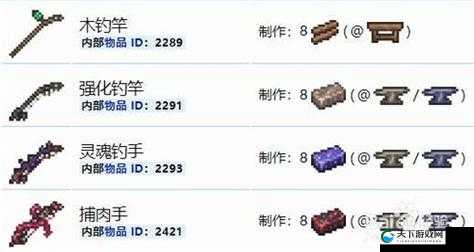 泰拉瑞亚鱼竿排行1.4，资源管理的高效艺术