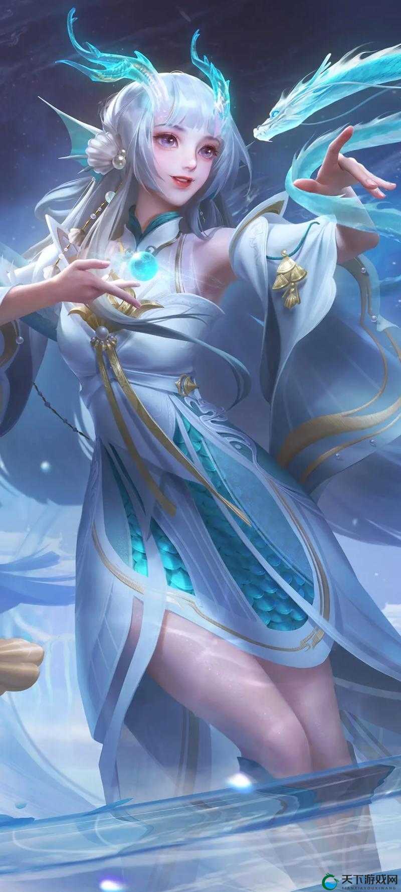 王者荣耀西施游龙清影皮肤,一段龙与英雄的传奇