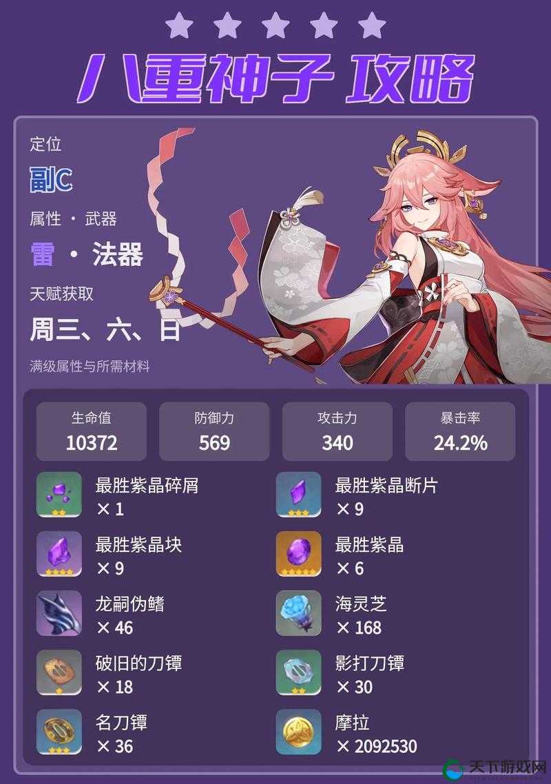 八重神子圣遗物推荐:你不得不知的秘密