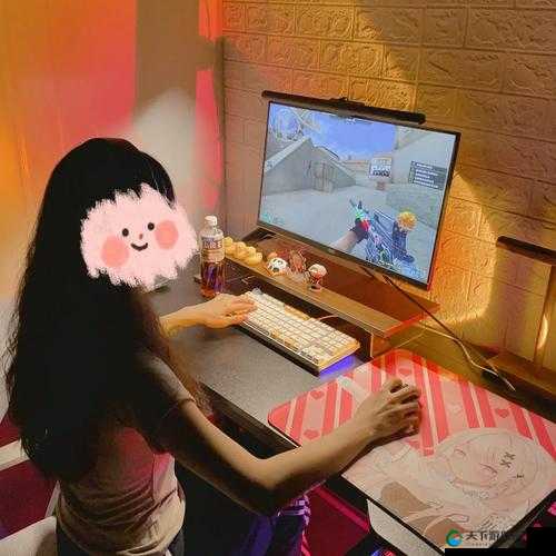 老外玩 csgo 的妹子-在游戏世界中绽放的铿锵玫瑰