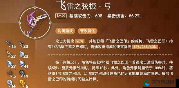 原神飞雷之弦振武器属性一览,资源管理、高效利用与最大化价值