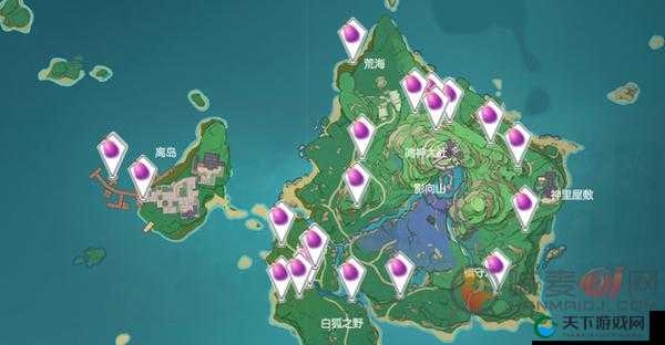 原神堇瓜分布位置全揭秘