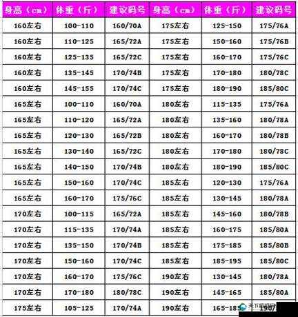 国产尺码和欧洲尺码对比有什么区别:深度解析与差异剖析