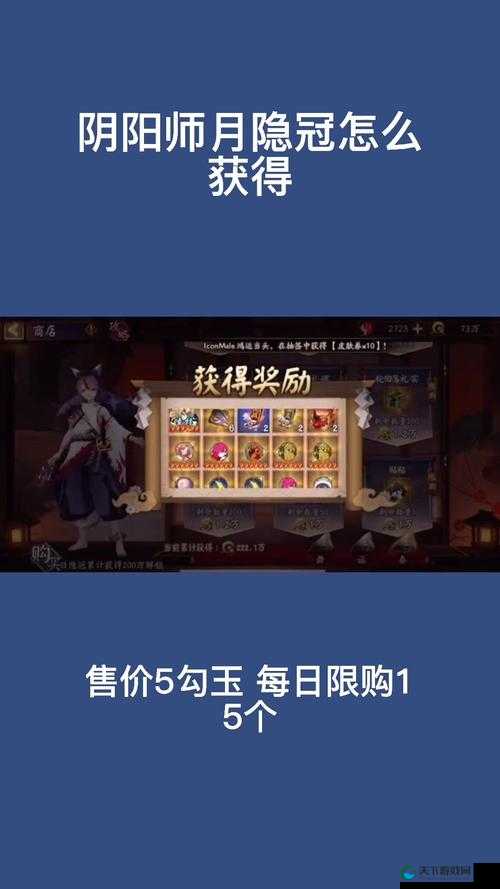 阴阳师月隐冠日隐冠获取攻略,解锁神秘副本的钥匙