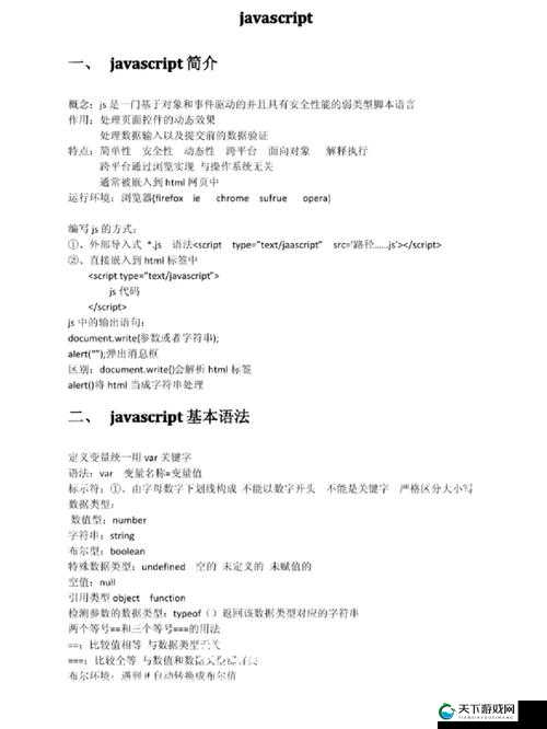 javascript 的成熟分类,带你探索编程世界的无限可能