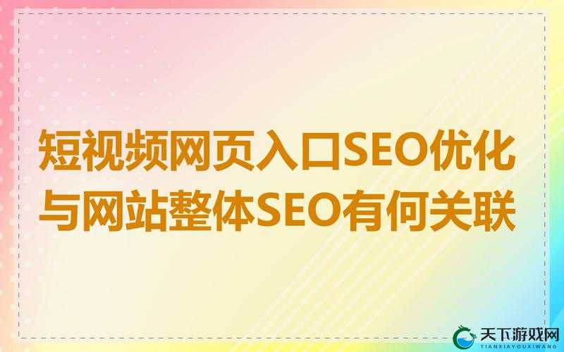 seo 短视频网页入口网站推广是啥含义以及其重要性与应用策略