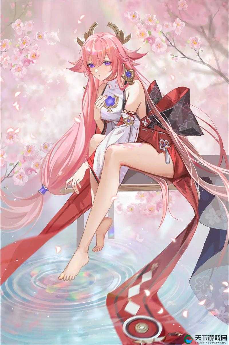 八重神子焯出水:香艳与神秘的交织