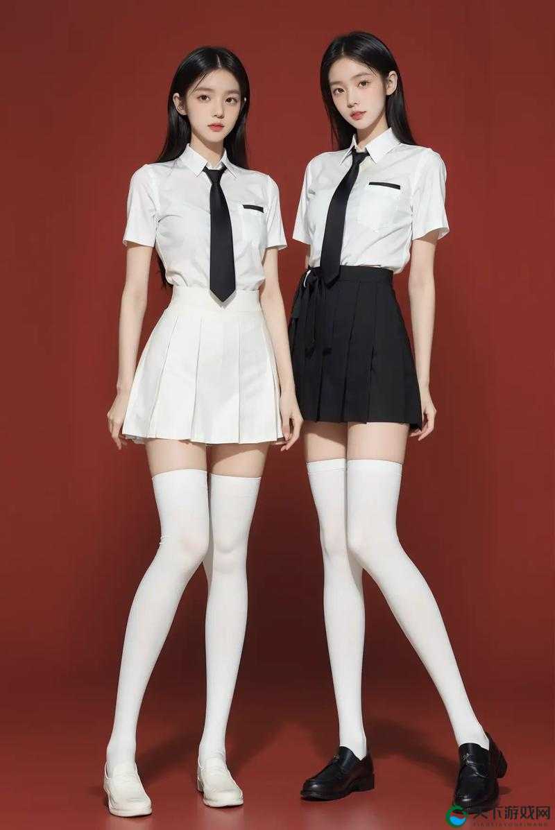 开襟 jk 服饰下的甜蜜双人运动