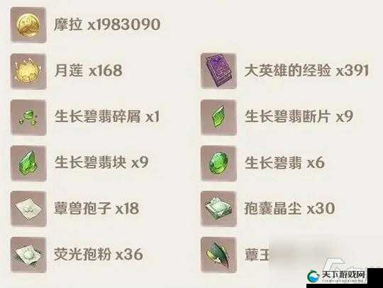 原神1.7版本最新内鬼爆料一览,资源管理的高效指南