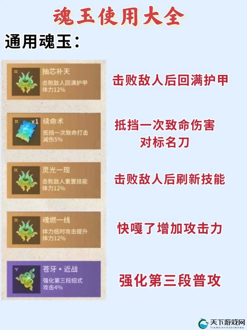 永劫无间最强特殊魂玉一览,资源管理的艺术
