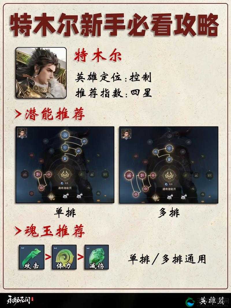 永劫无间特木耳天赋技能加点攻略,资源管理的艺术