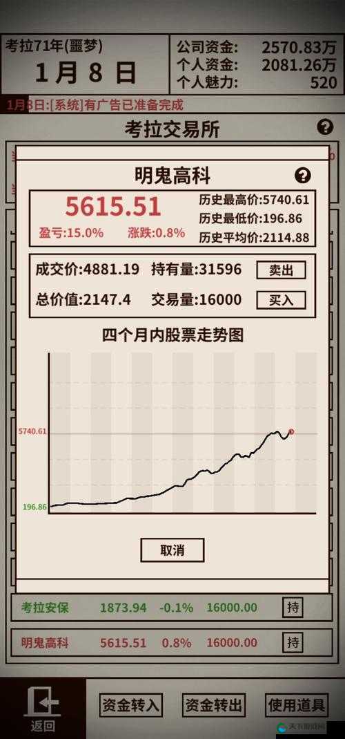 爸爸活下去股票选择攻略