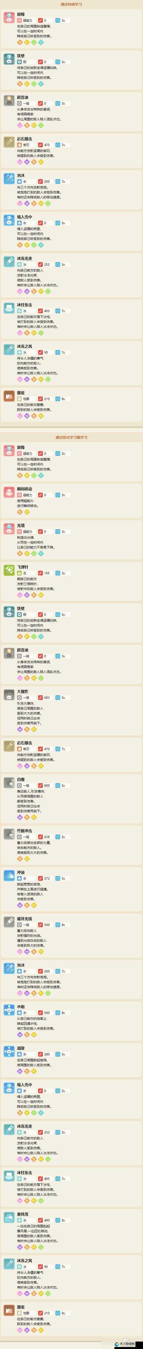宝可梦大探险刺甲贝技能选择攻略，资源管理的艺术