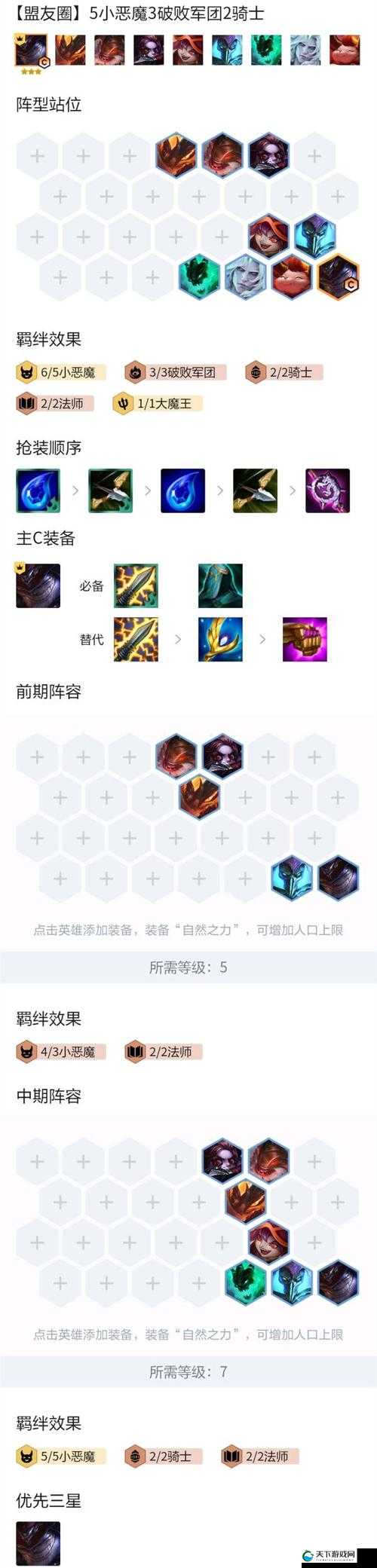云顶之弈赌小恶魔阵容装备一览