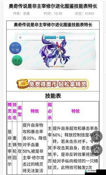 奥奇传说手游裁决圣者谜技能强度测评
