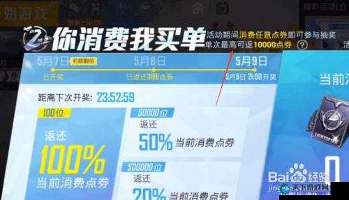和平精英你消费我买单领取攻略