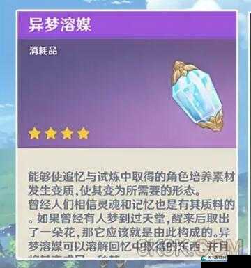 原神异梦溶媒获取全攻略，解锁你的材料转换神器