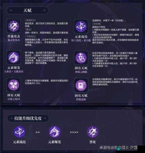 原神八重神子技能效果一览