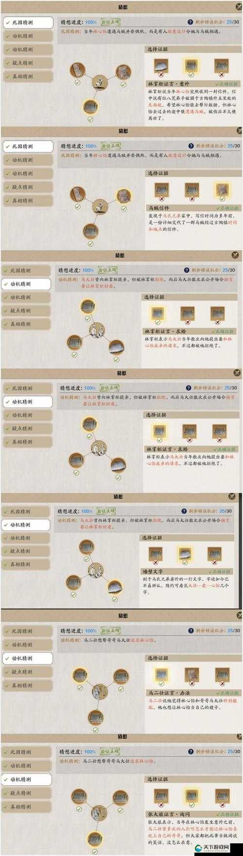 天涯明月刀手游林心怡案，抽丝剥茧，揭秘断案全流程