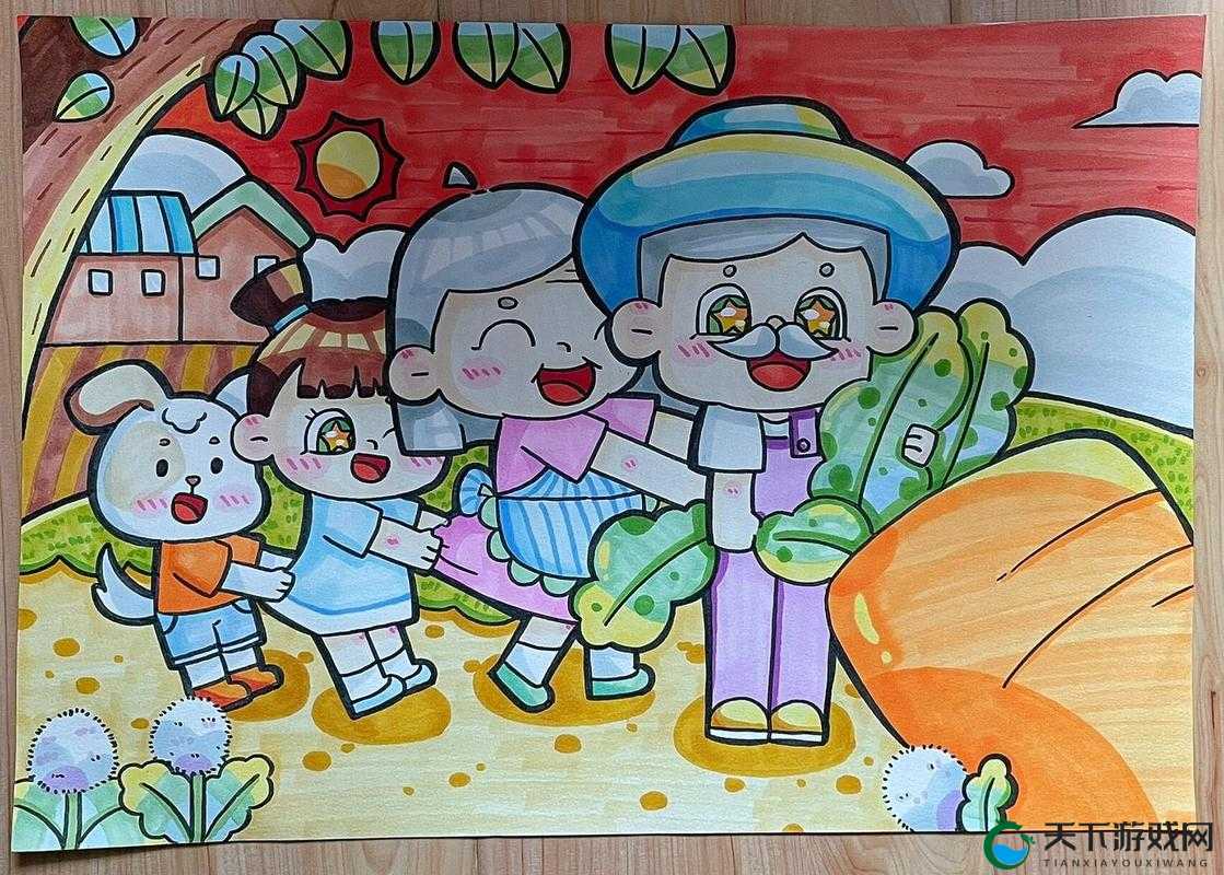 可爱的拔萝卜动漫人物：带你走进趣味童话世界