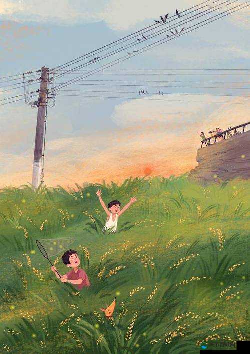 童真童趣的唯美画卷：在那纯真世界里绽放的美好