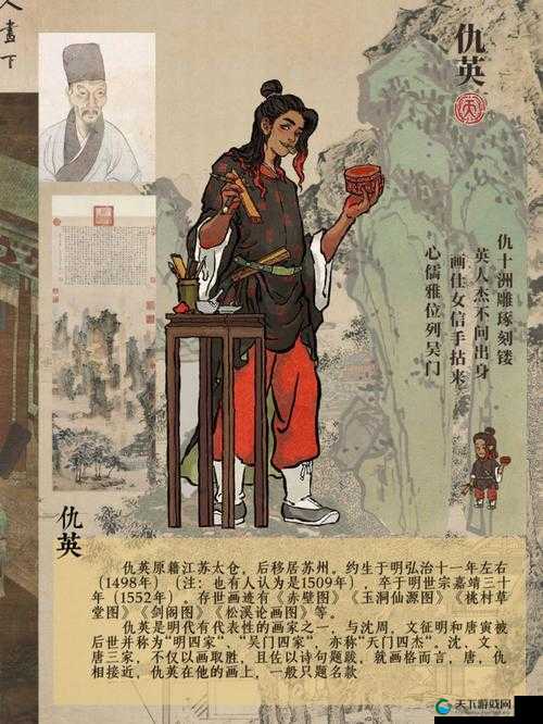 仇英，江南百景图中的理财大师