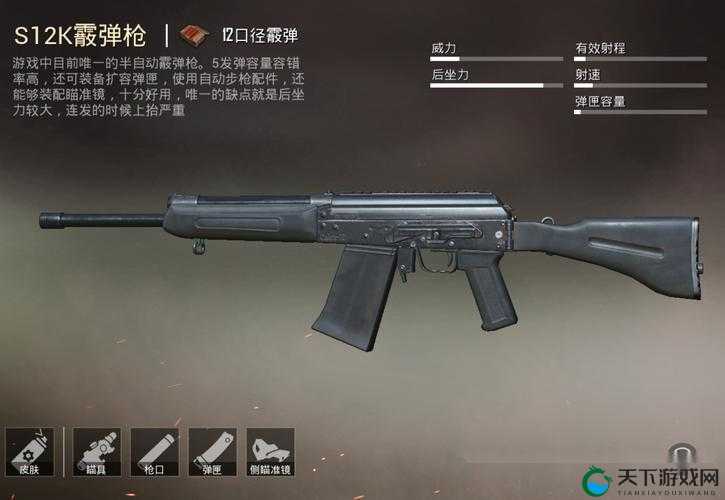 和平精英SPAS12霰弹戗，近战王者，威力无穷