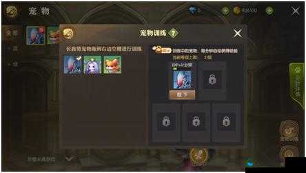 龙之谷2宠物获取及培养攻略