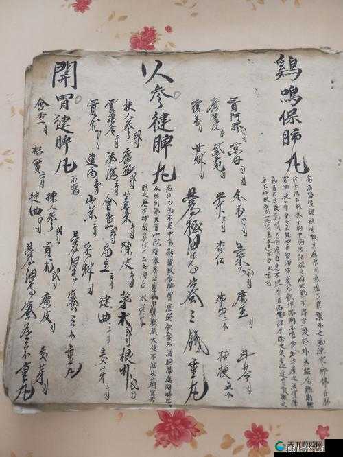 归元秘精方：传统中医秘方助力男性健康的神奇之方