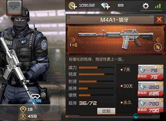 穿越火线手游M4A1龙血性能一览