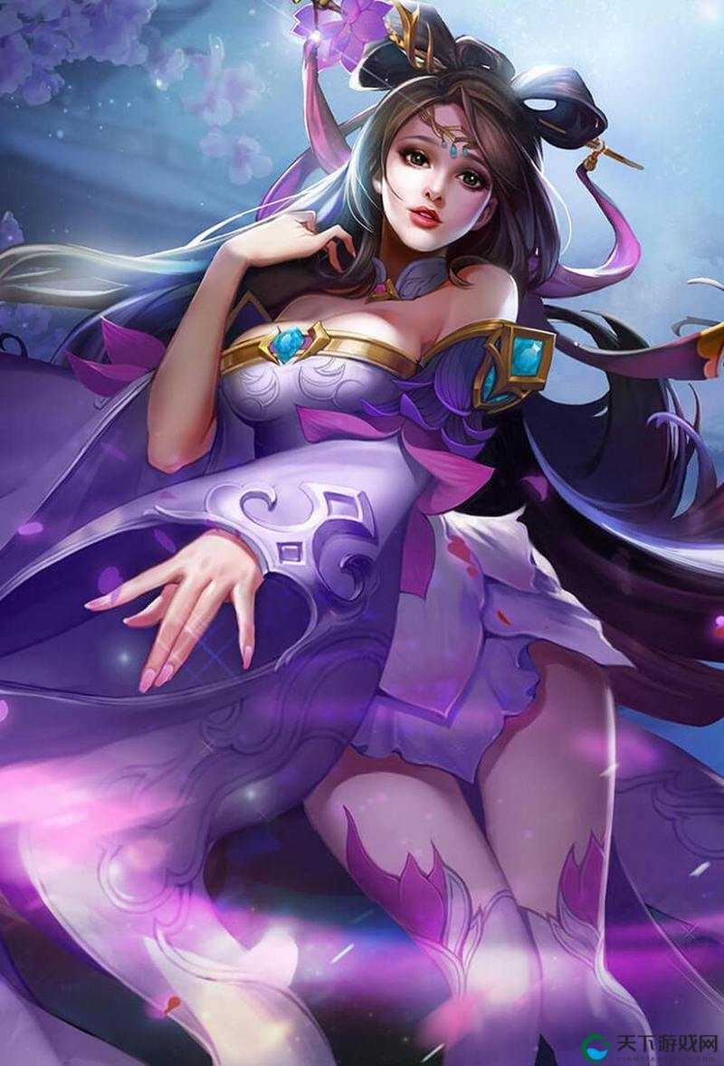 貂蝉闭月，王者荣耀中的绝世风华