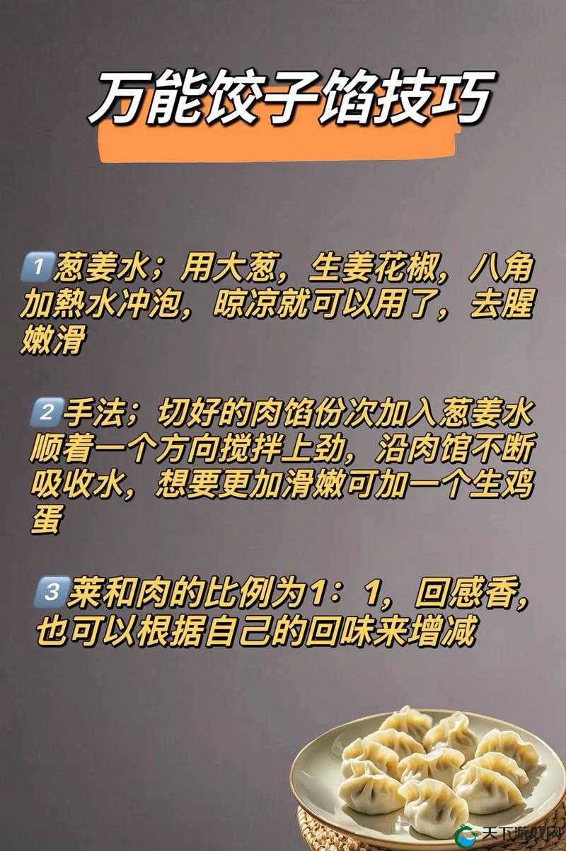 梁教授教你如何稳住TXT肉馅小水饺的制作技巧，口感与风味双丰收