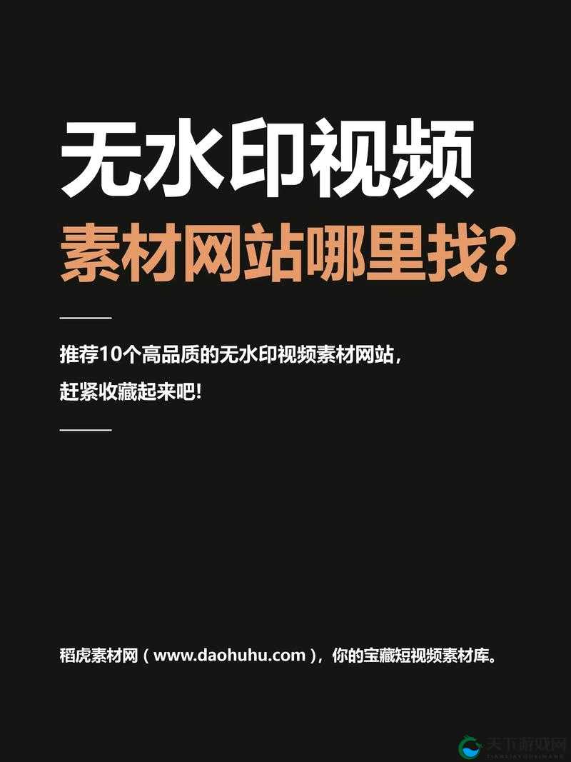 成品人视频创作者必备：精选素材网站推荐，助你轻松提升视频质量与创意表达