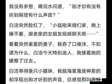 白洁传番外片究竟有何精彩内容？快来一探究竟