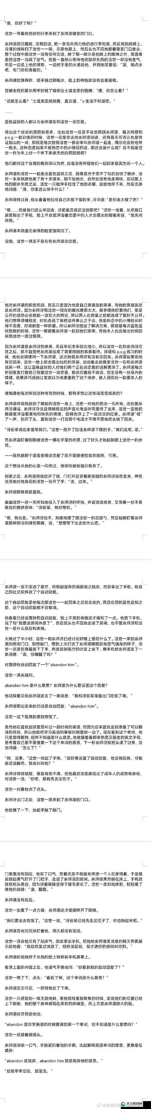 白洁番外篇第二部：深入剖析人物命运与情感纠葛，揭秘隐藏剧情与结局走向